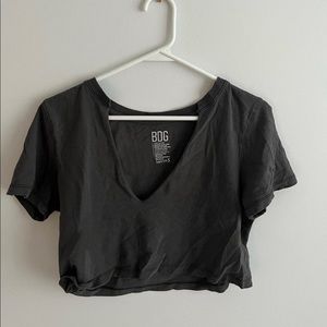 BDG Urban Outfitters cropped v-neck t-shirt